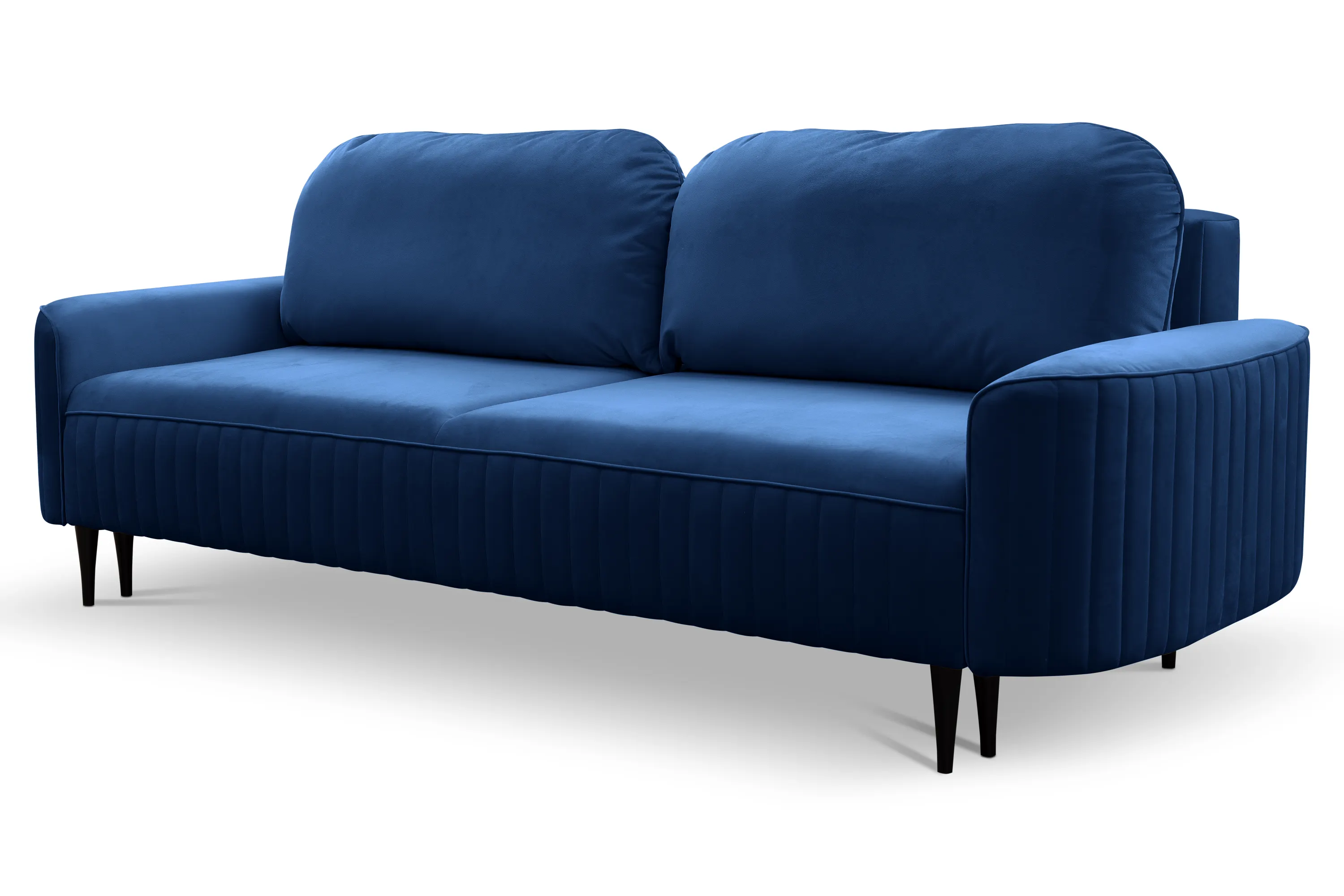 Sofa rozkładana z pojemnikiem VENA VELLUTO 244 cm granatowa