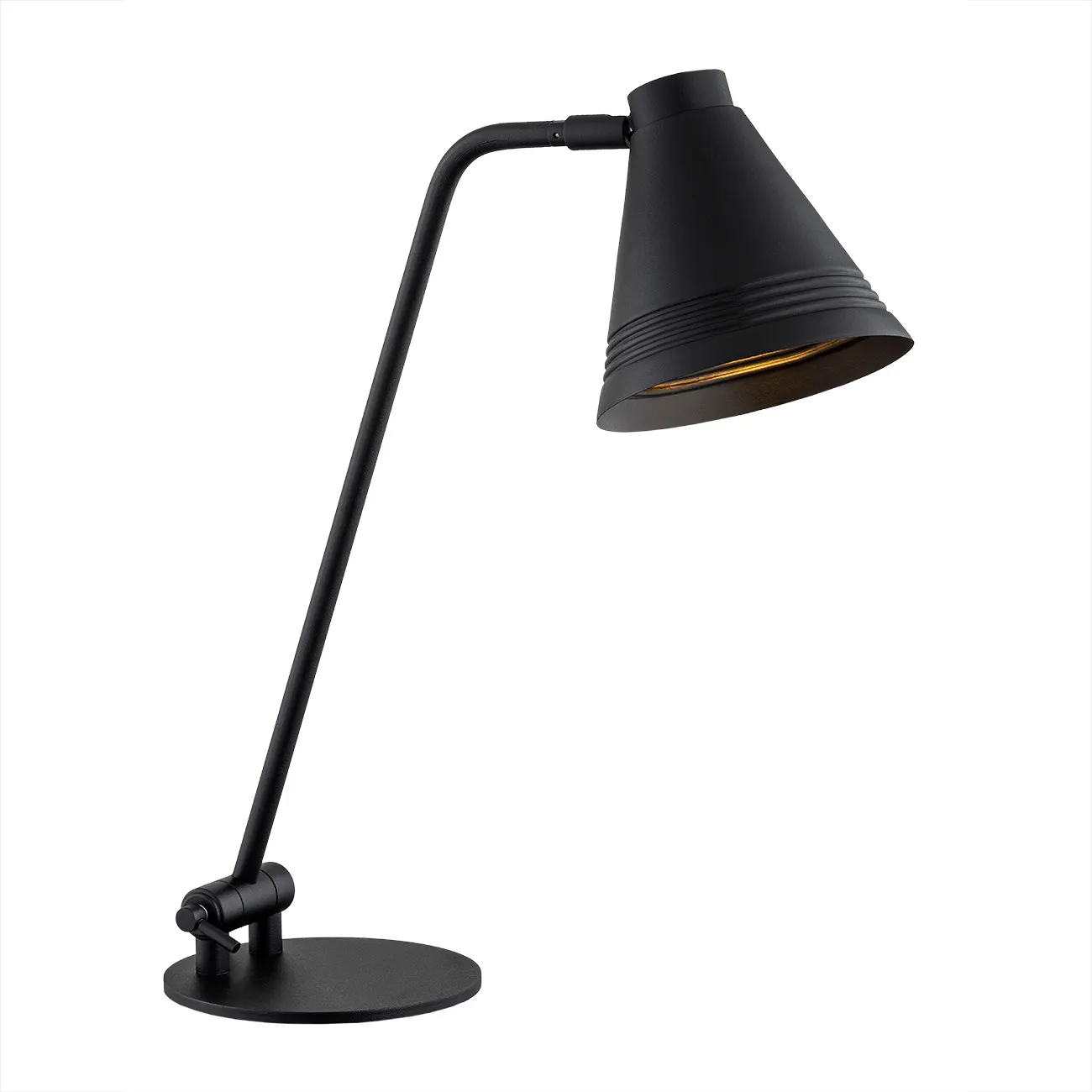 Lampa biurkowa AVALONE metalowa czarna regulowana 55cm Lampa biurkowa AVALONE metalowa czarna regulowana 55cm