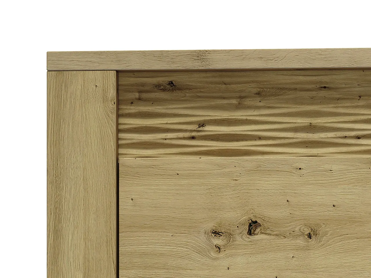 Szafa 2-drzwiowa z drążkami i półkami ARTIS 01, dąb artisan - 1ARTI01-001