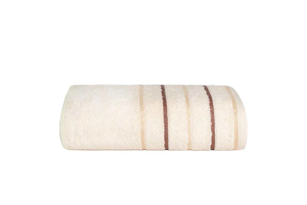 Ręcznik frotte FRESH 50x90 gramatura 500 kremowy Ręcznik kąpielowy, Ręcznik