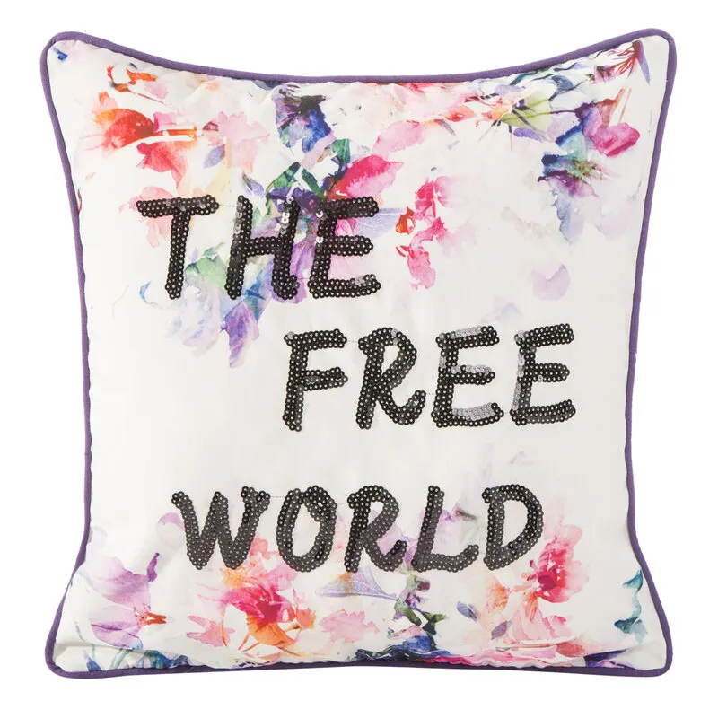 POSZEWKA RENEE 06 45X45 CM BIAŁY POSZEWKA RENEE 06 45X45 CM BIAŁY