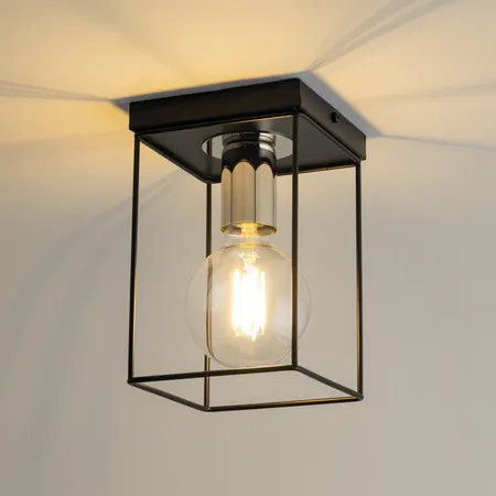 Plafon VOX 1 czarno-srebrny - SI_40698