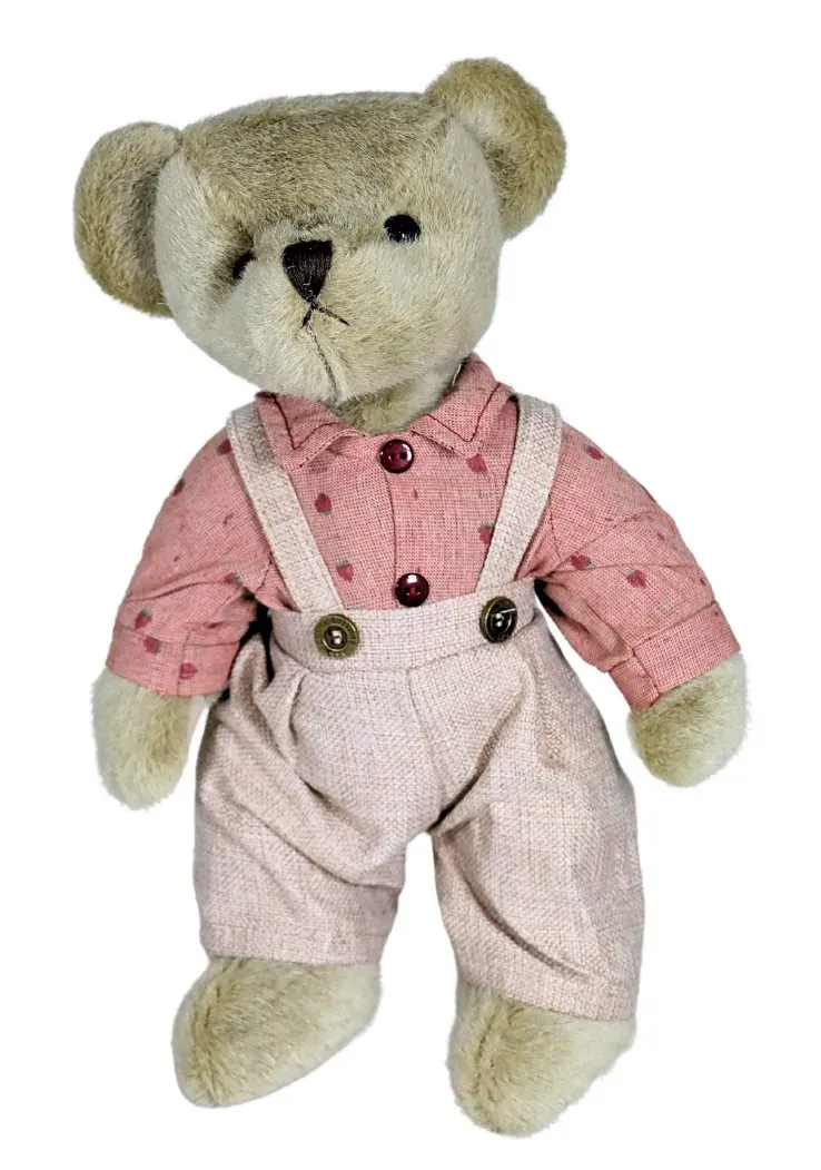 Maskotka PAN MIŚ w różowych ogrodniczkach OGRODNICZKACH 960 różowy Maskotka PAN MIŚ w różowych ogrodniczkach OGRODNICZKACH 960 różowy