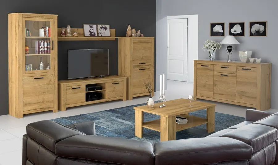 Szafka RTV HAVANNA dąb postarzany HVNT131 FORTE - HVNT131-D67