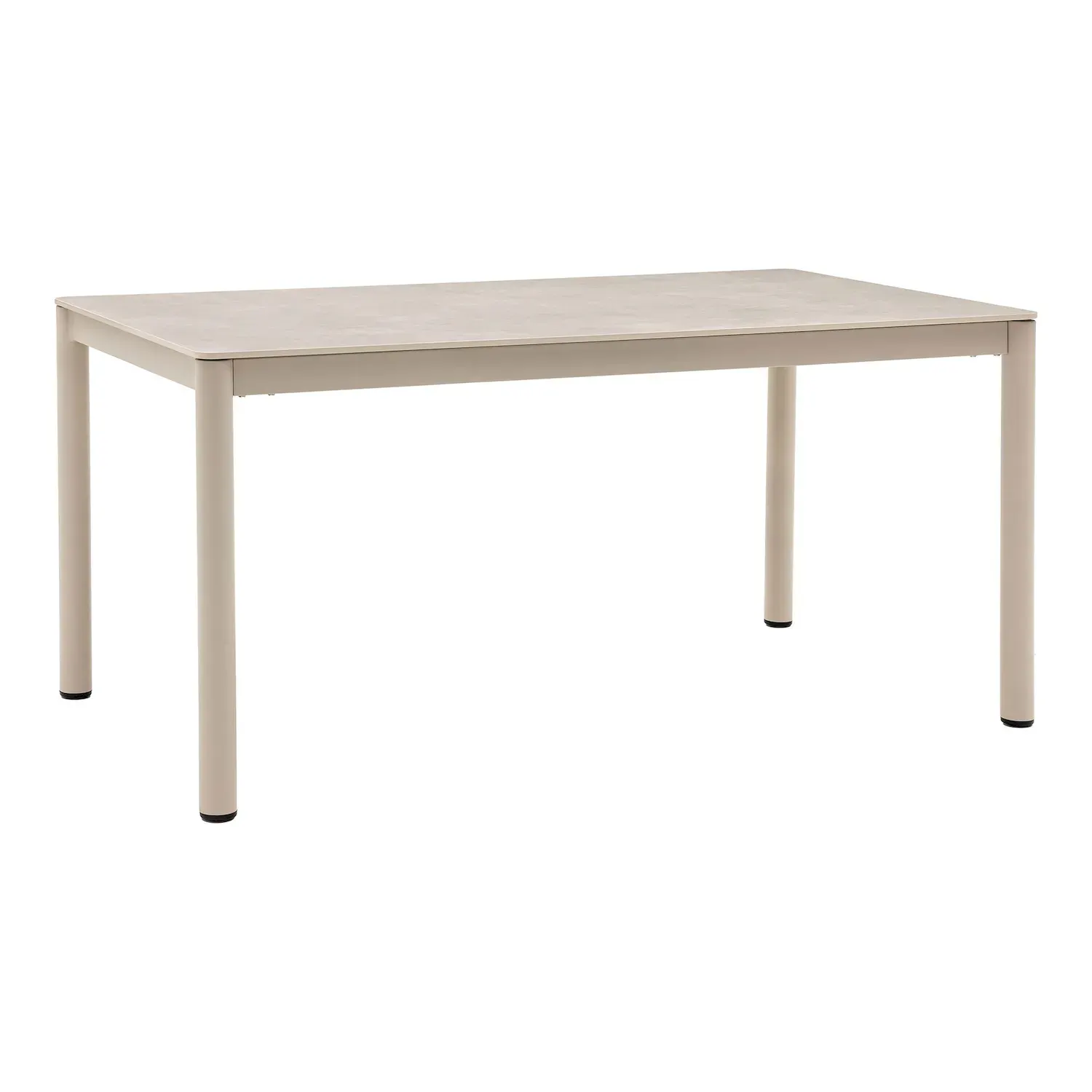 Stół nierozkładany ALCUDIA 90x160 ceramika aluminium piaskowy