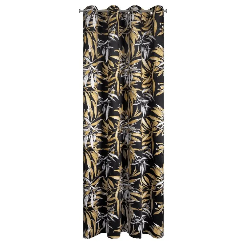 ZASŁONA CZARNA ZOJA 140 X 250 CM - EU_385813