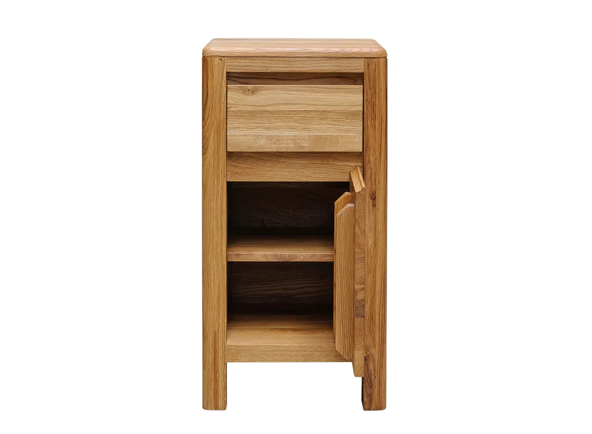 Komoda dębowa z szufladą niska Gialo 60x30x30 cm - 2SGIA22