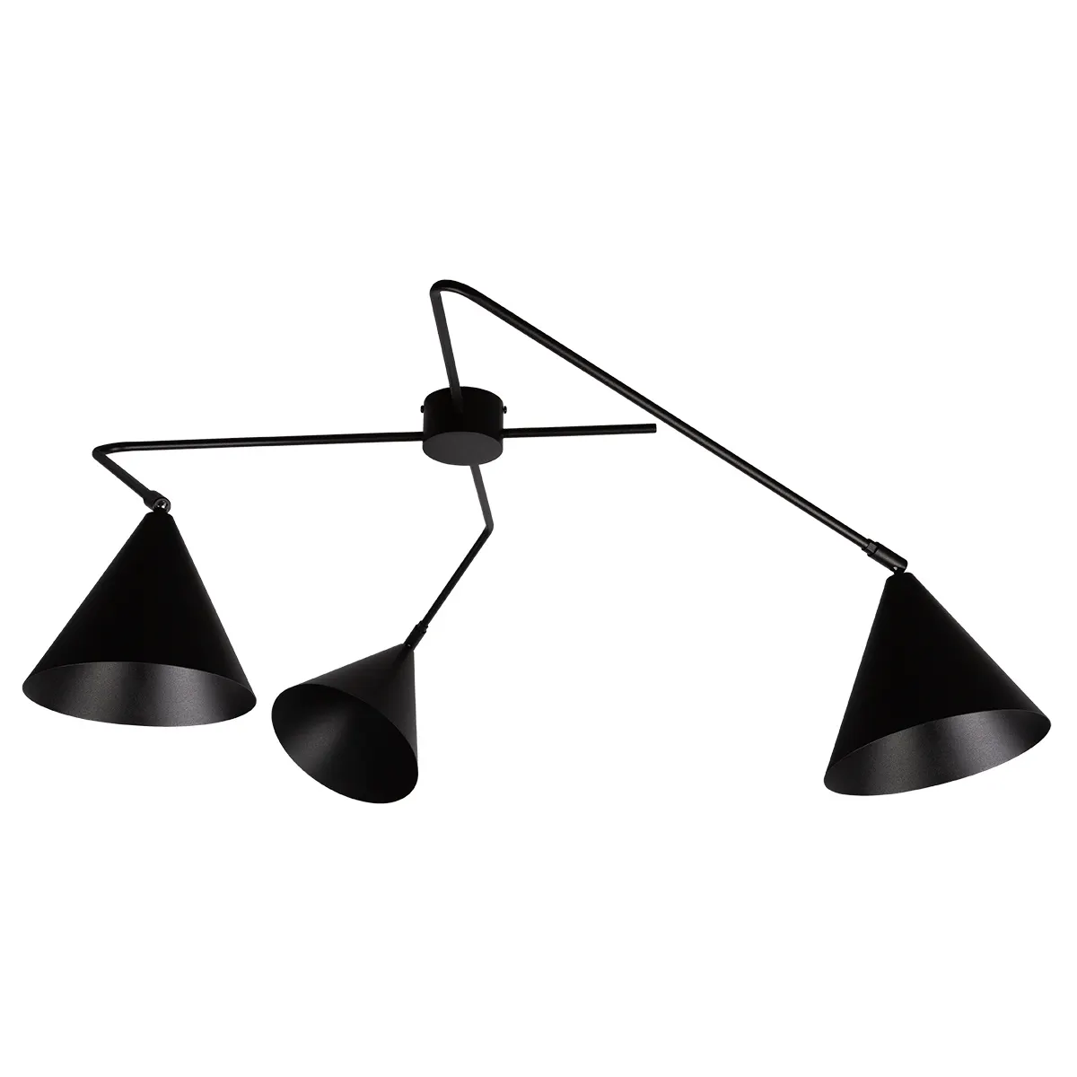 Lampa sufitowa/plafon GALAXY 3 czarny
