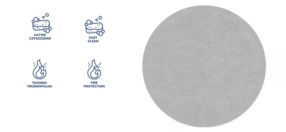 Krzesło obrotowe Perto Plus czarny Castel 05 rozmiar 7 - PB-K-7-B-C-CL05