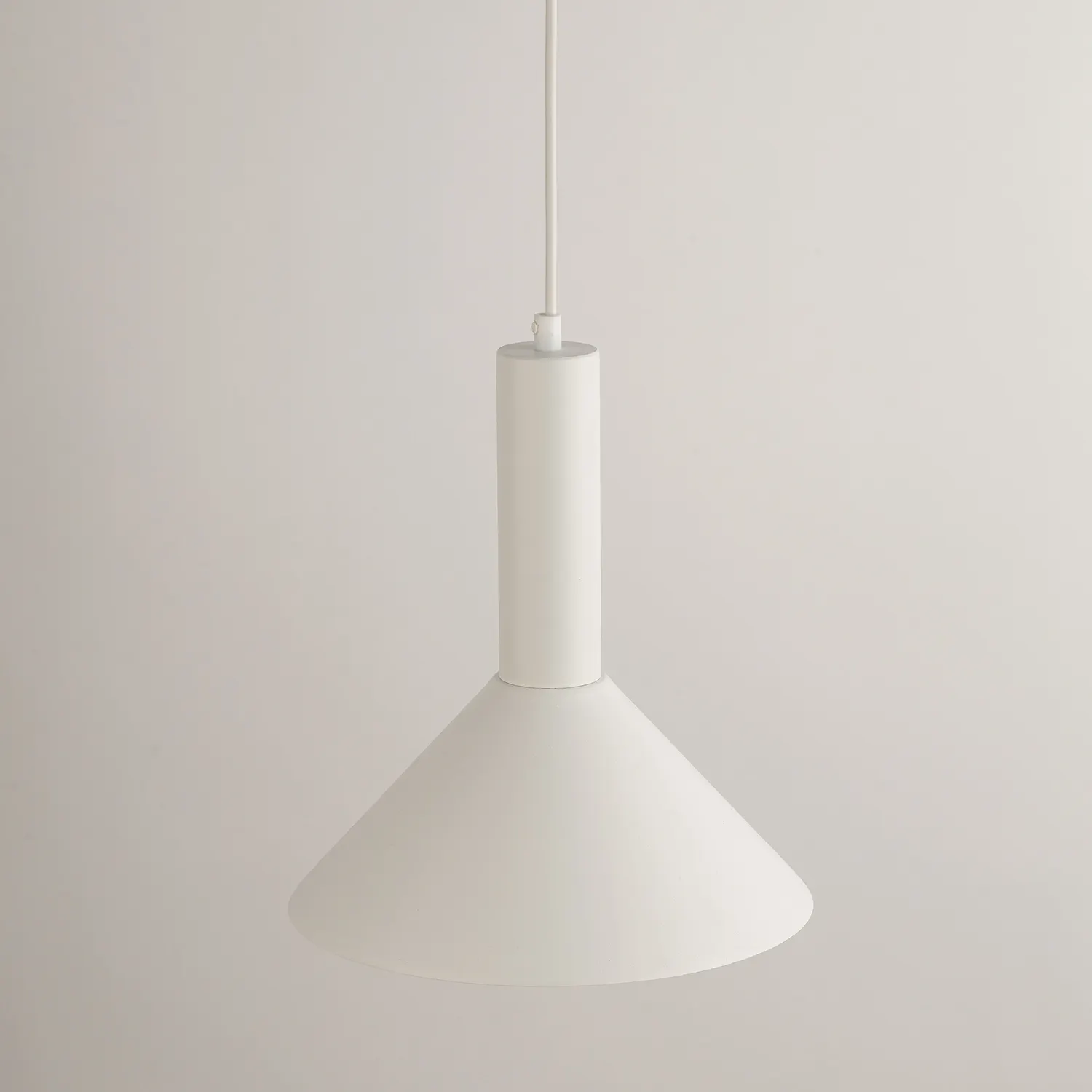 Lampa wisząca VITRUM stożek biała - SI_40814