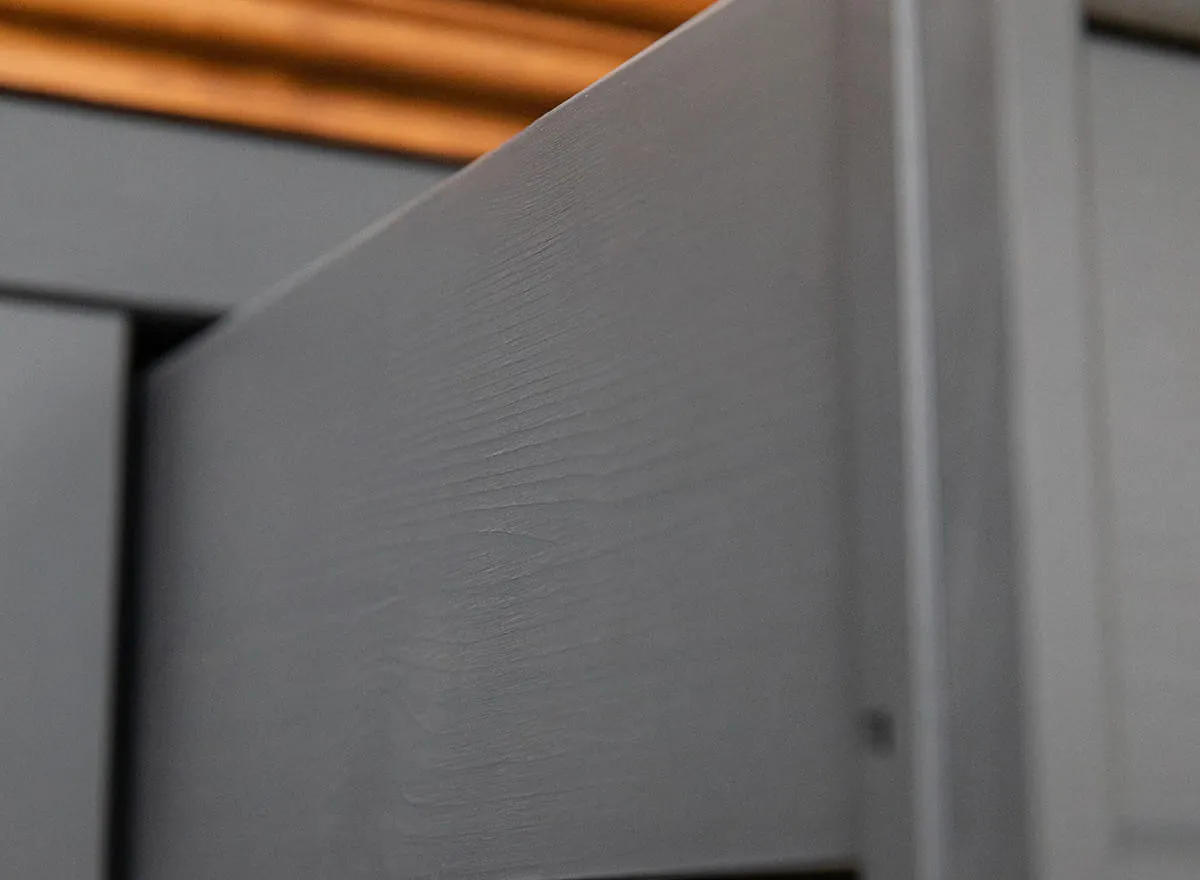 Komoda 3-drzwiowa z 3 szufladami BELLUNO ELEGANTE grafit, dąb - PL002G/D