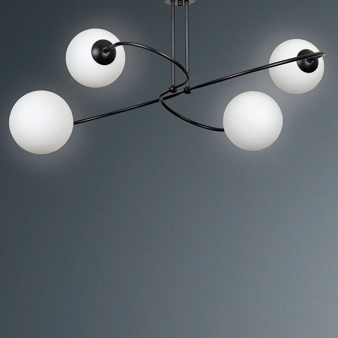 Lampa sufitowa SELBI Czarny 734/4B - 734/4B