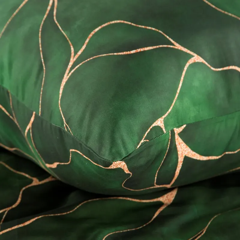 KOMPLET POŚCIELI W PUDEŁKU GIFT1 160 X 200 CM ZIELONY - EU_441706