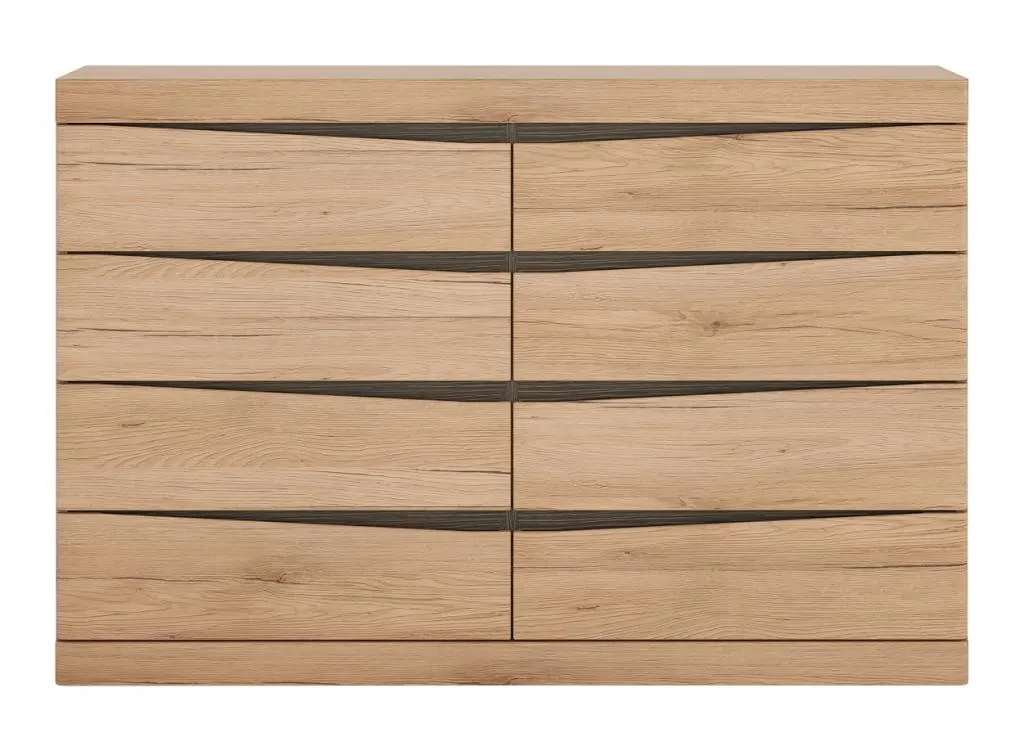 KOMODA z 8 szufladami SUMMER TYP 44 Dąb Sanremo jasny, Arusha KOMODA z 8 szufladami SUMMER TYP 44 Dąb Sanremo jasny, Arusha