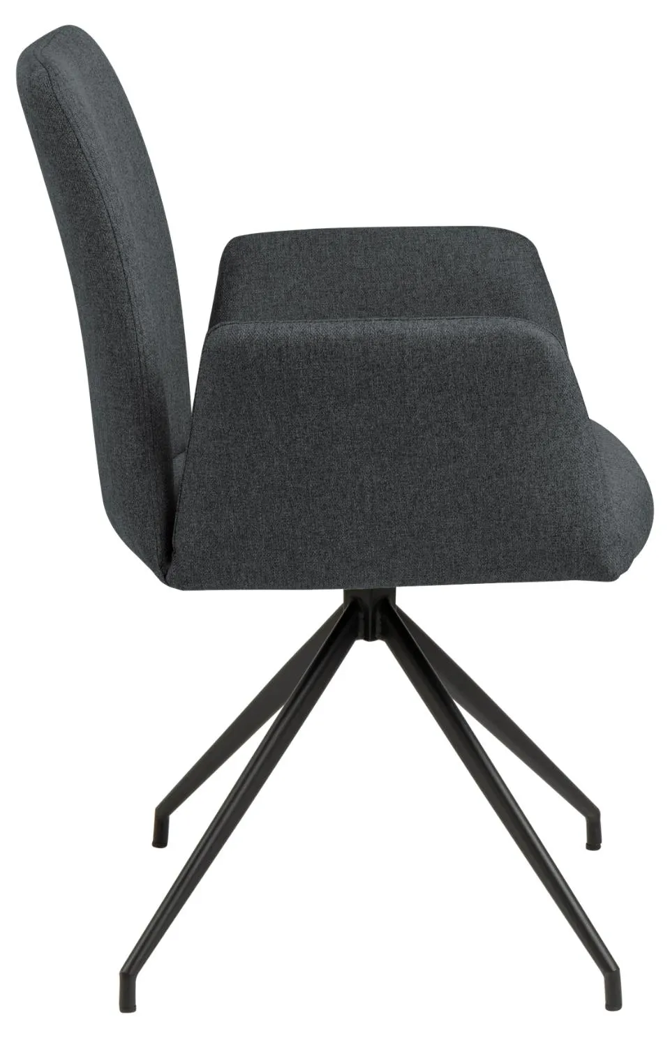 Krzesło obrotowe z podłokietnikami TOSCA Ciemnoszary, Czarny - 0000093277