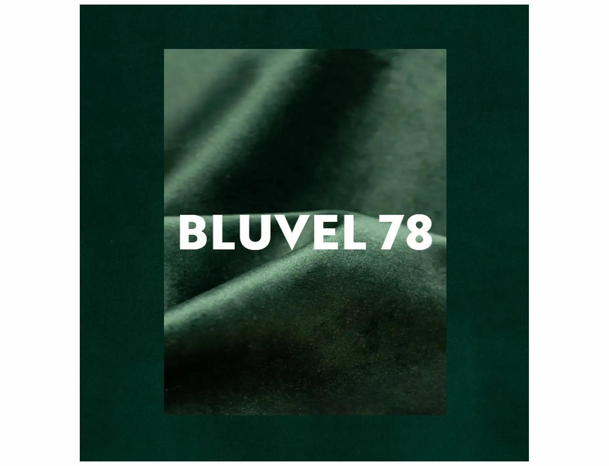 Fotel BARON VELVET Bluvel 78 zielony wenge Signal