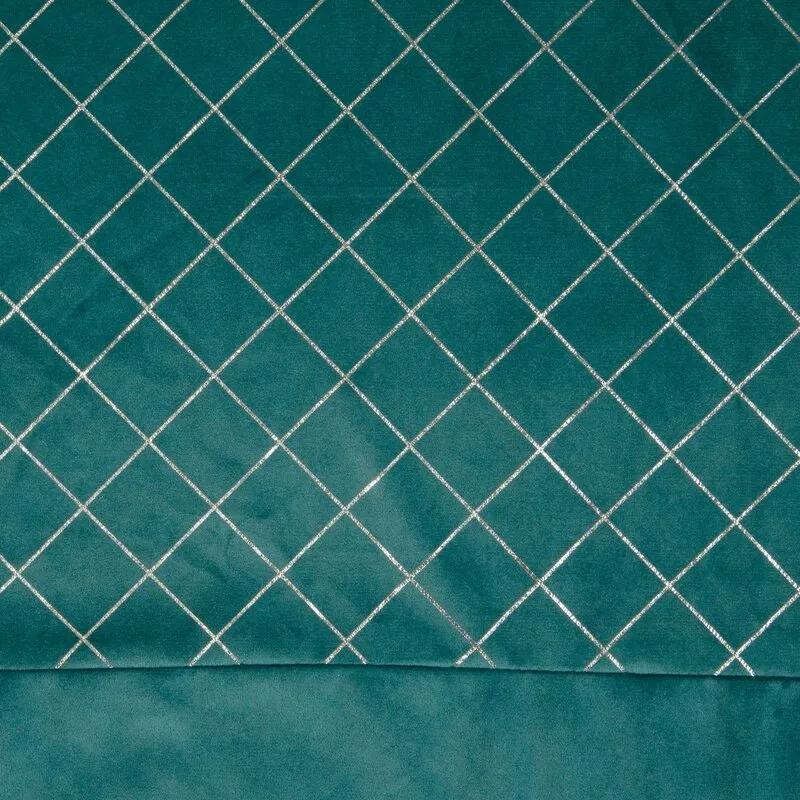 ZASŁONA GOTOWA HAZEL 140 X 250 CM TURKUSOWY - EU_372887