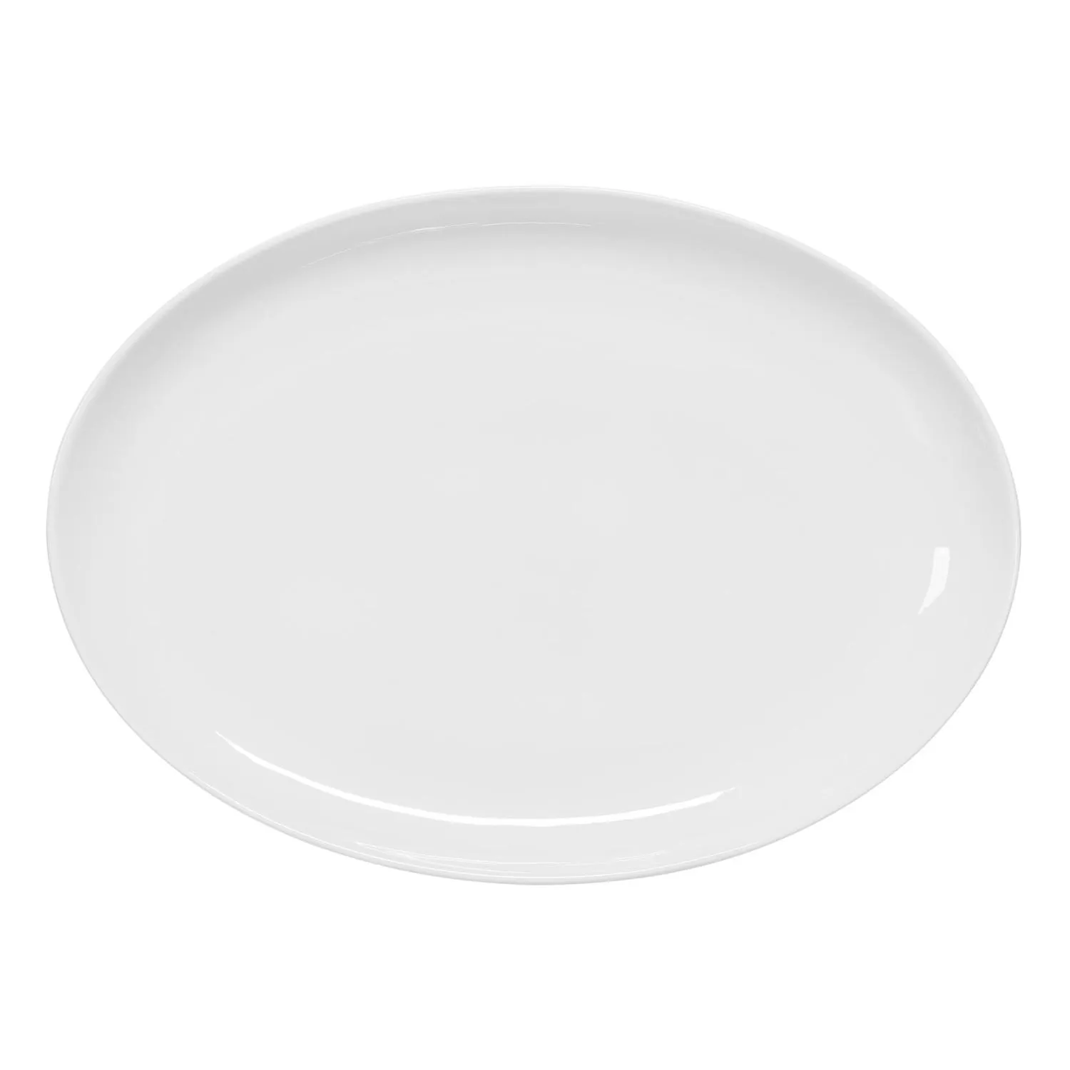talerz, porcelana, biały, okrągły, płaski