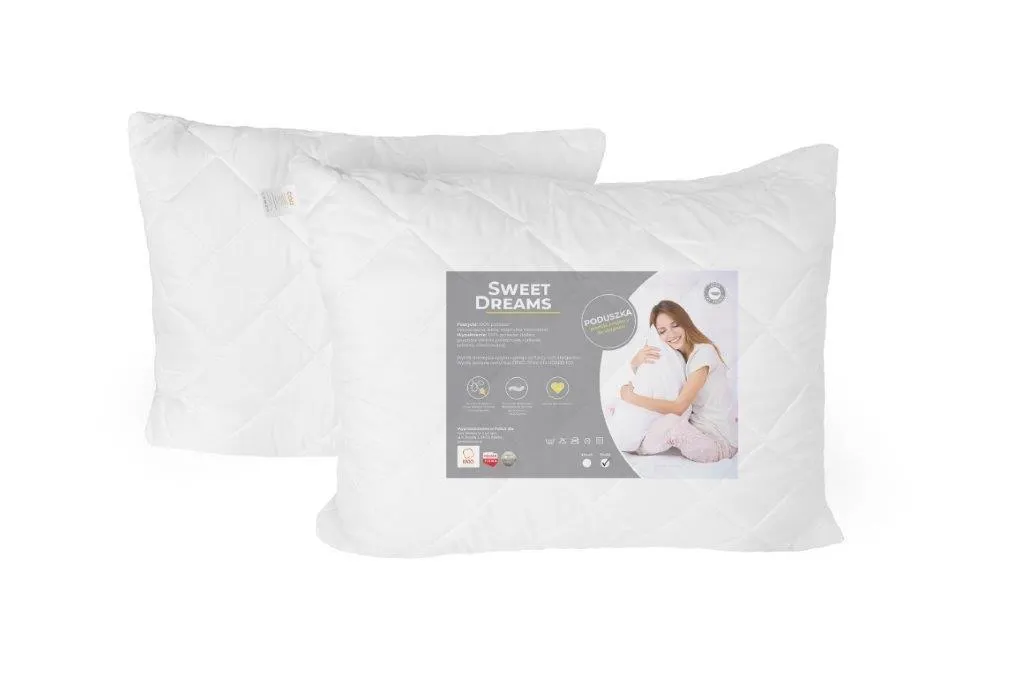 Poduszka pikowana 50X60 SWEET DREAMS biała Poduszka, Wystrój domu, Osoba