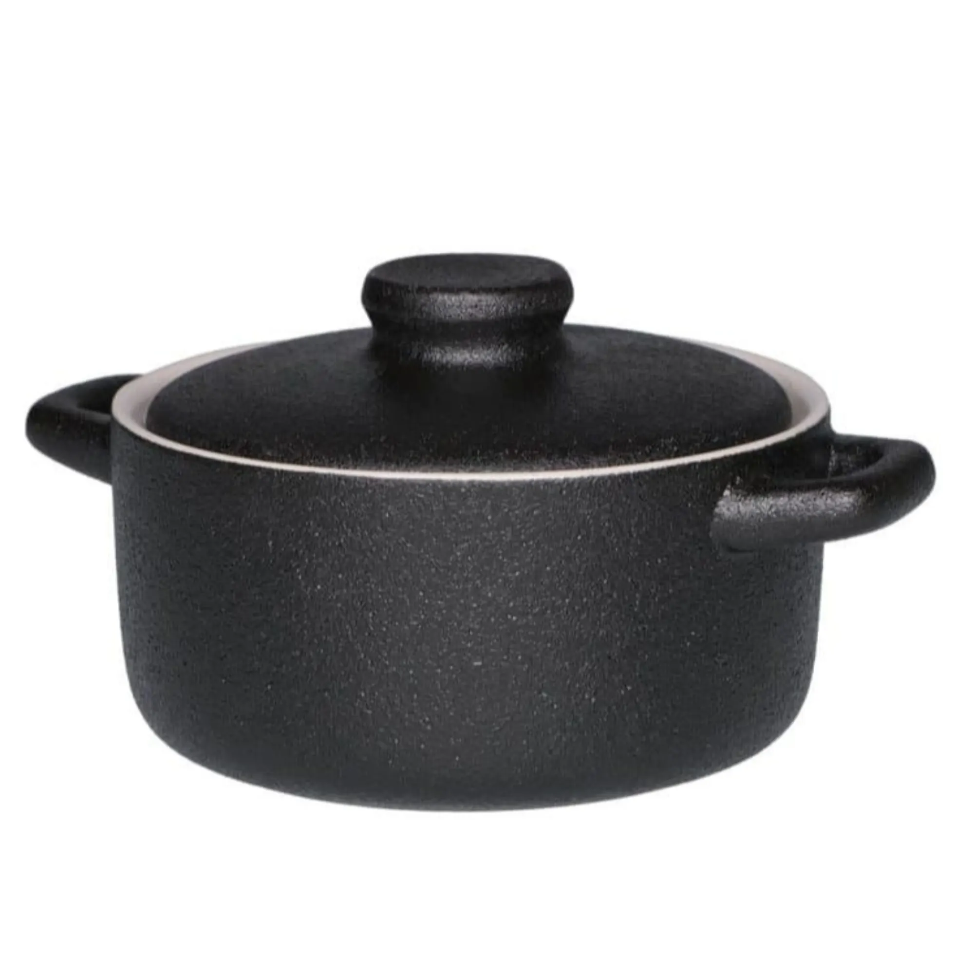 Garnek, Żeliwny, Czarny, Pokrywa, Korpus