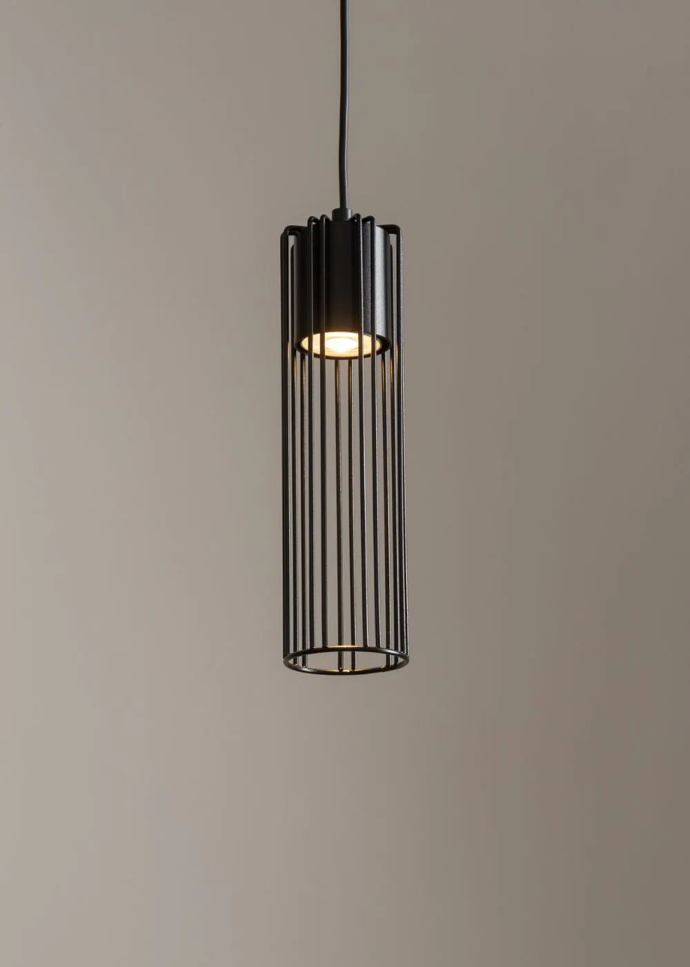 Lampa wisząca FOBIA 1 czarna - SI_33447
