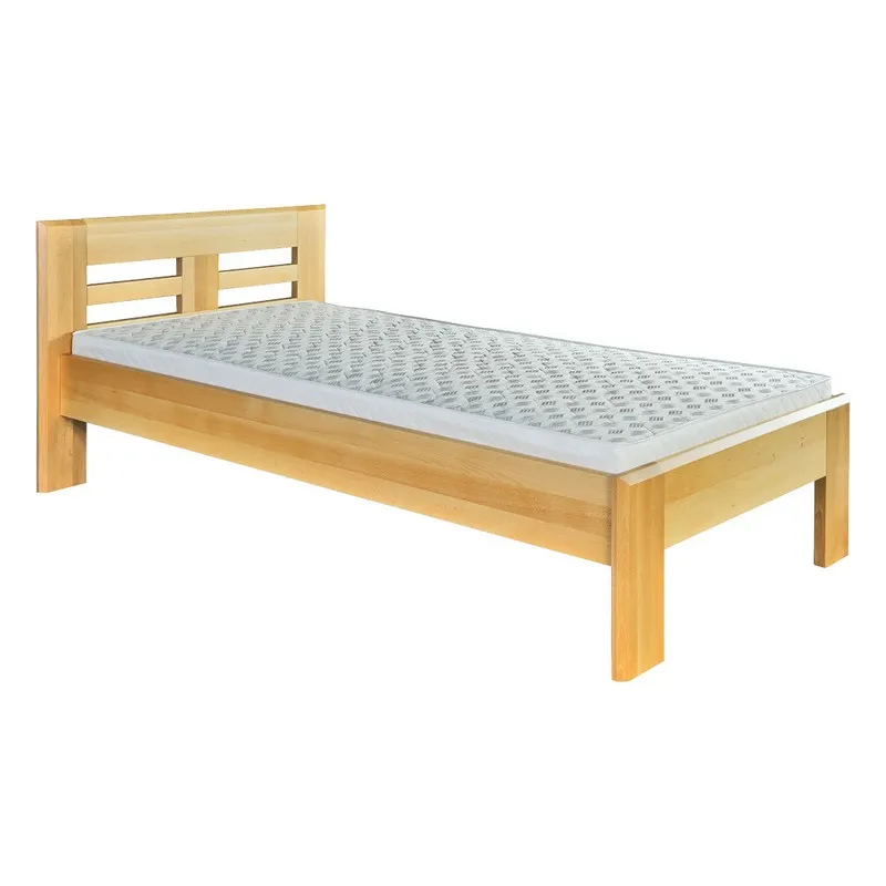 Łóżko bukowe LK160 Naturalny 80x200 DREWMAX