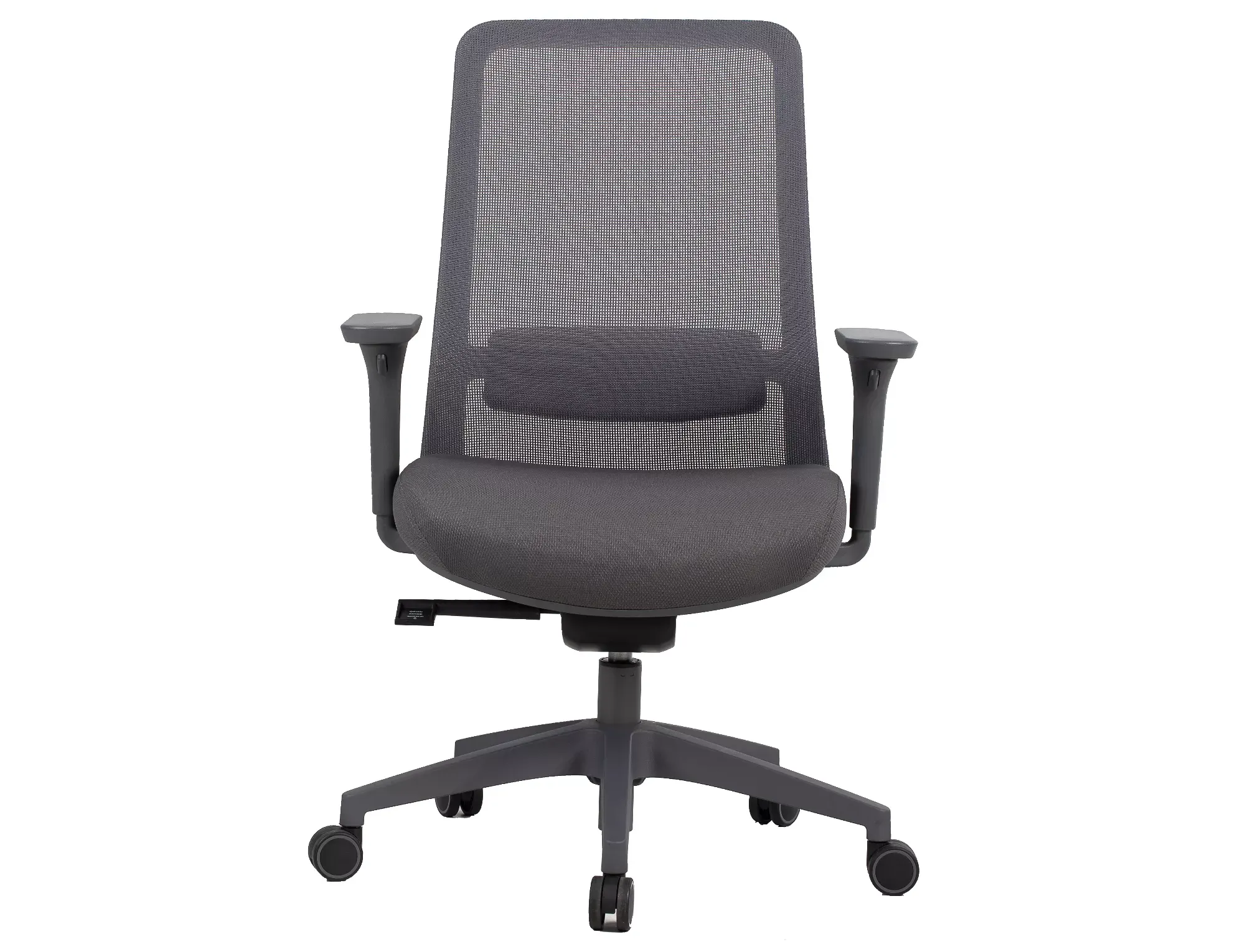 Fotel biurowy obrotowy Q718 ergonomiczny szary - OBRQ718SZ