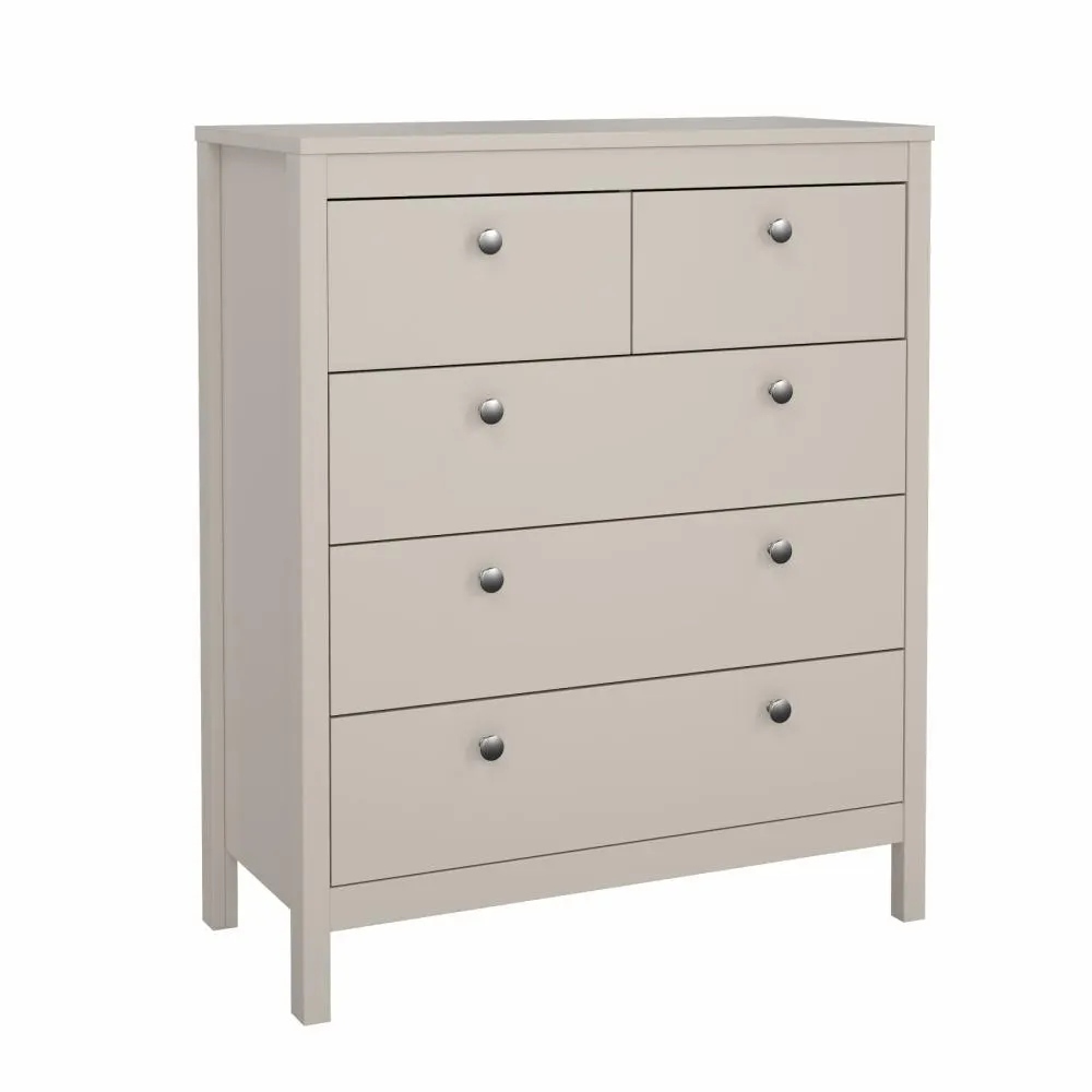 Komoda z 5 szufladami MADRID cashmere - TV_79661NKNK