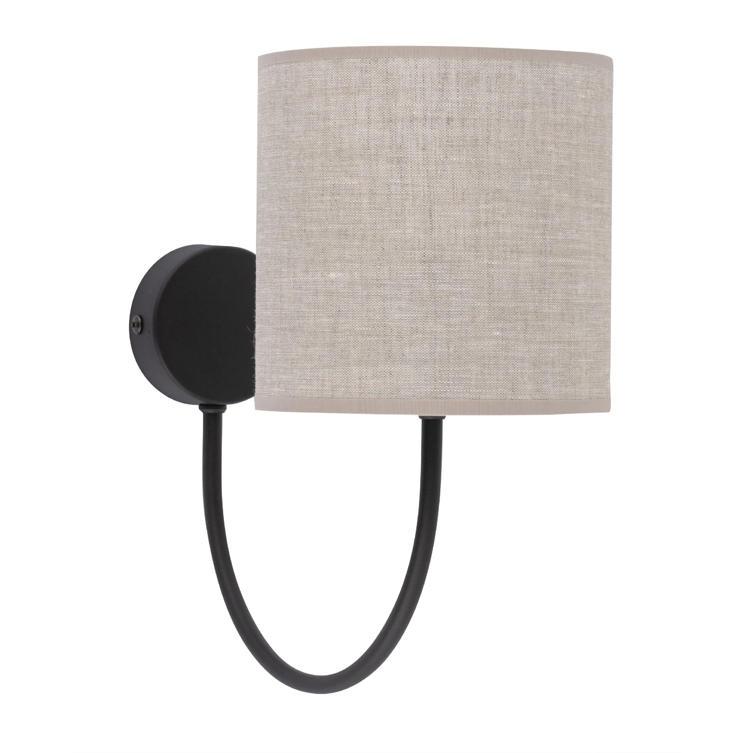 Kinkiet TORENS czarny z brązowym okrągłym kloszem 30x16cm Kinkiet TORENS czarny z brązowym okrągłym kloszem 30x16cm