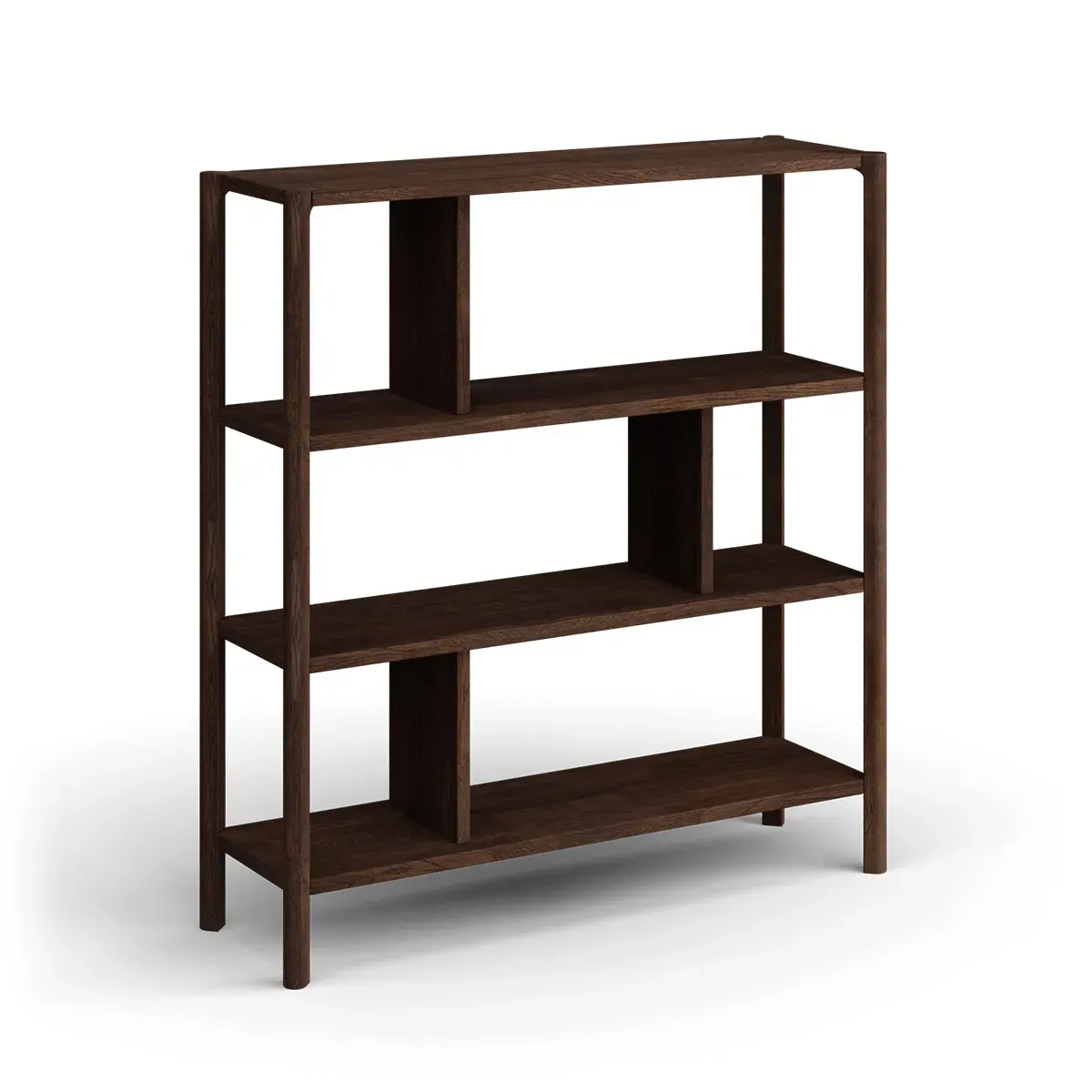 Regał dębowy duży CAMPI tabacco