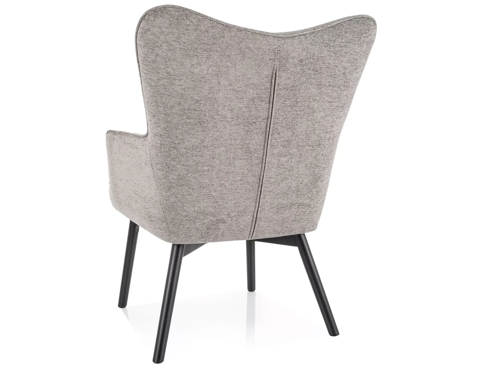 Fotel CARMEN Raven 07 szary czarne nogi Signal - CARMENRACSZ07