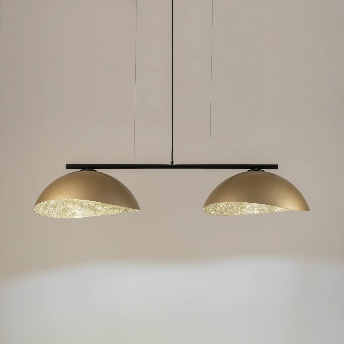 Lampa wisząca SOLAR 2 M czarno-złota — zdjęcie 2