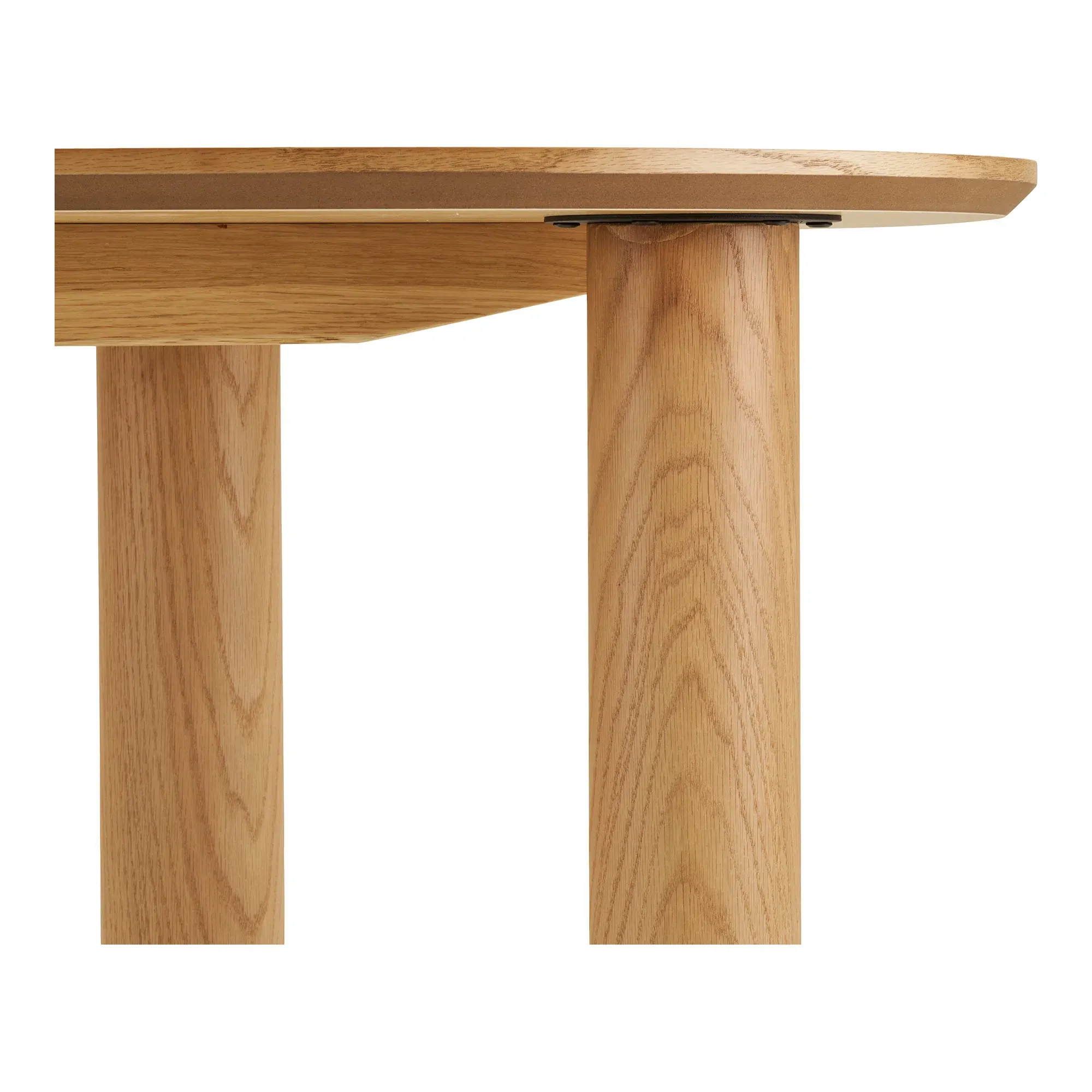 Biurko z nieregularnym blatem LIVIGNO 120 cm naturalny — zdjęcie 6