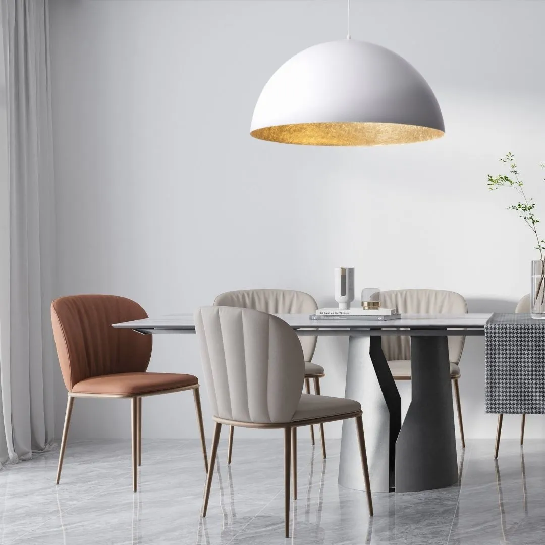 Lampa wisząca SFERA 70 biało-złota - SI_30133