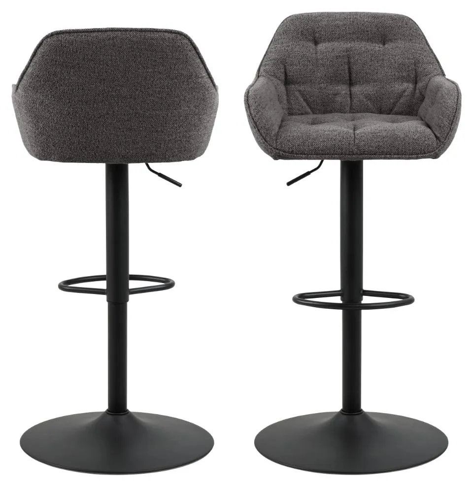 Hoker obrotowy - podnoszony KOBE Antracytowy, Czarny - 0000099362