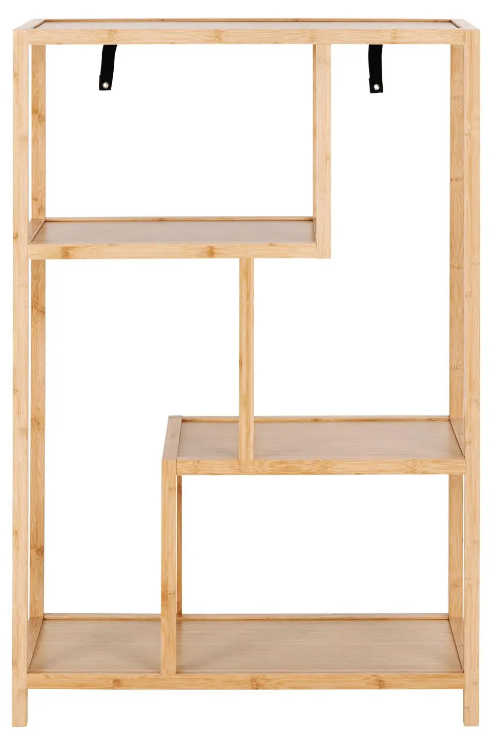 Regał bambusowy SOHO 77x35x114 naturalny - 0000098945