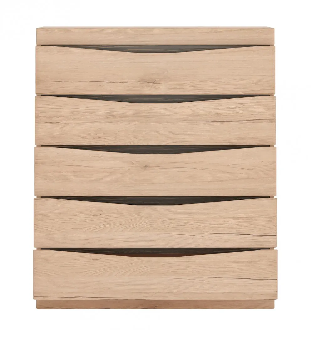 KOMODA z 5 szufladami SUMMER TYP 34 Dąb Sanremo jasny, Arusha - 6006001000308