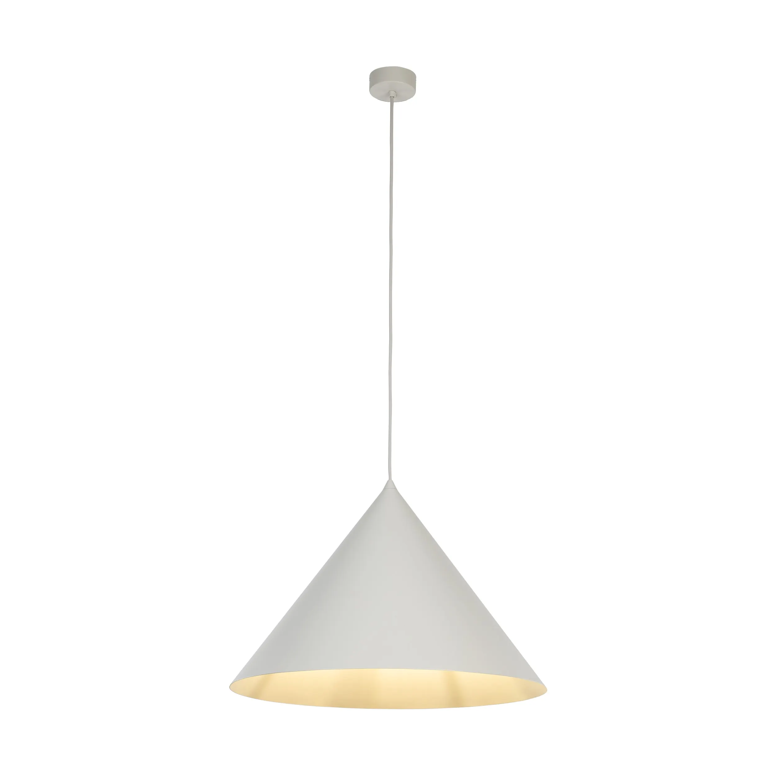 Lampa wisząca CONO beżowa 180x46cm - TK_10061