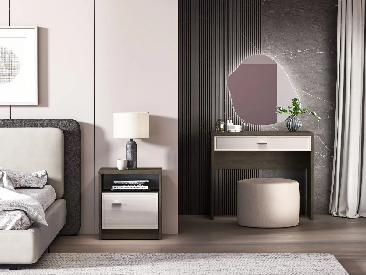 Szafka nocna z wnęką AVANTE 50x55 kaszmir dąb Windmill - 1AVAN08-001