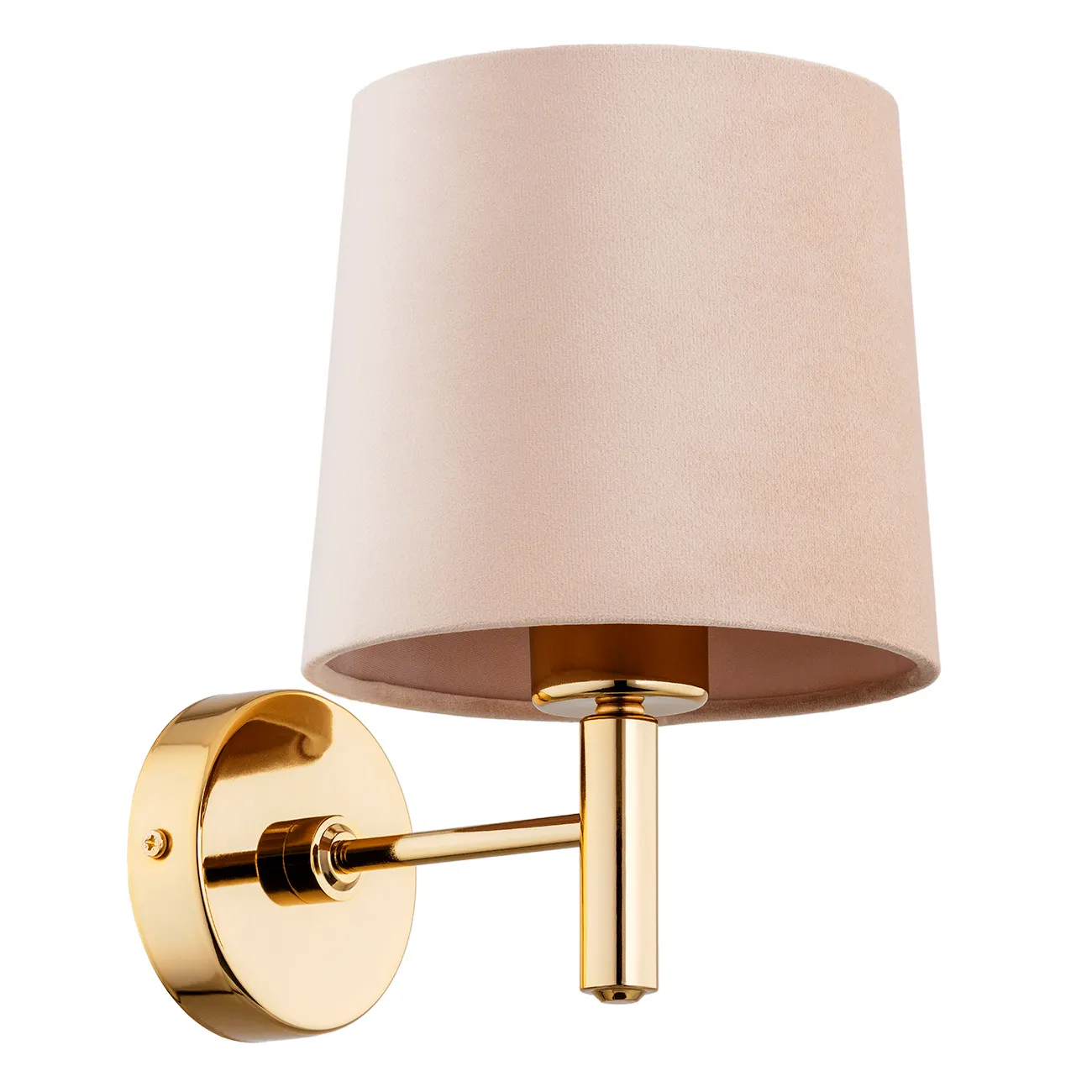 Kinkiet PONTE PLUS metalowy mosiądz beżowy - 4727