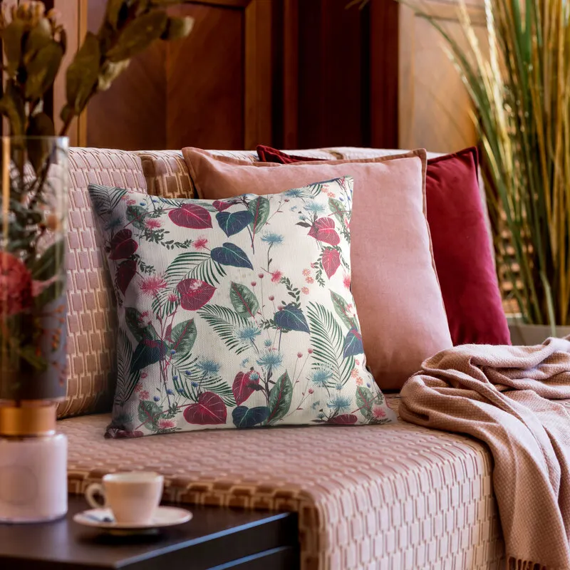 POSZEWKA FLORE 13 45X45 CM BIAŁY - EU_415501