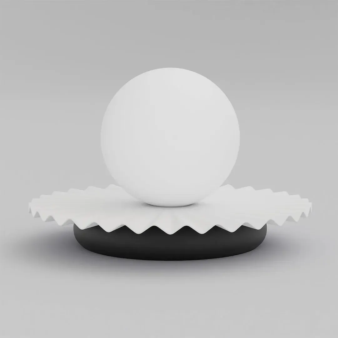 Lampka nocna UMBRA LN1 biała czarna - 1730/LN1