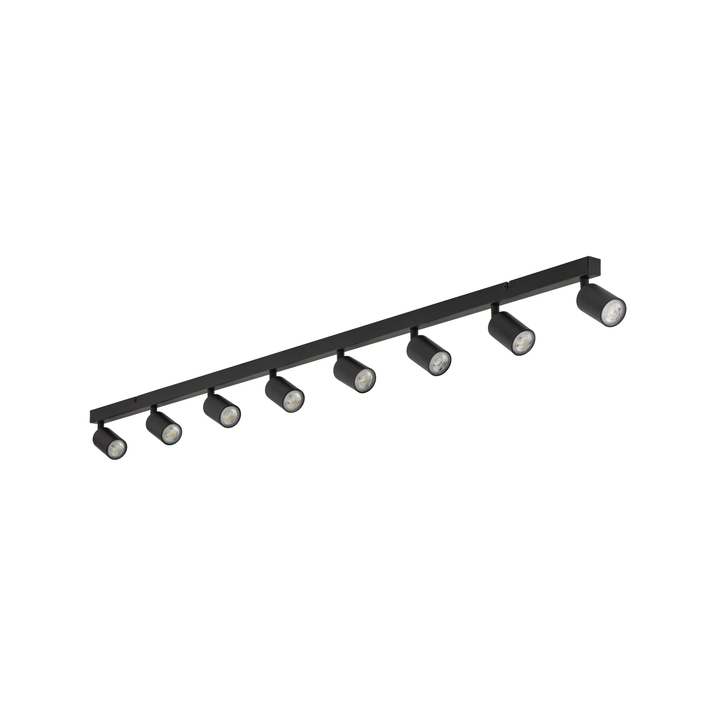 Listwa sufitowa TOP czarna metalowa regulowana 170x19x15cm