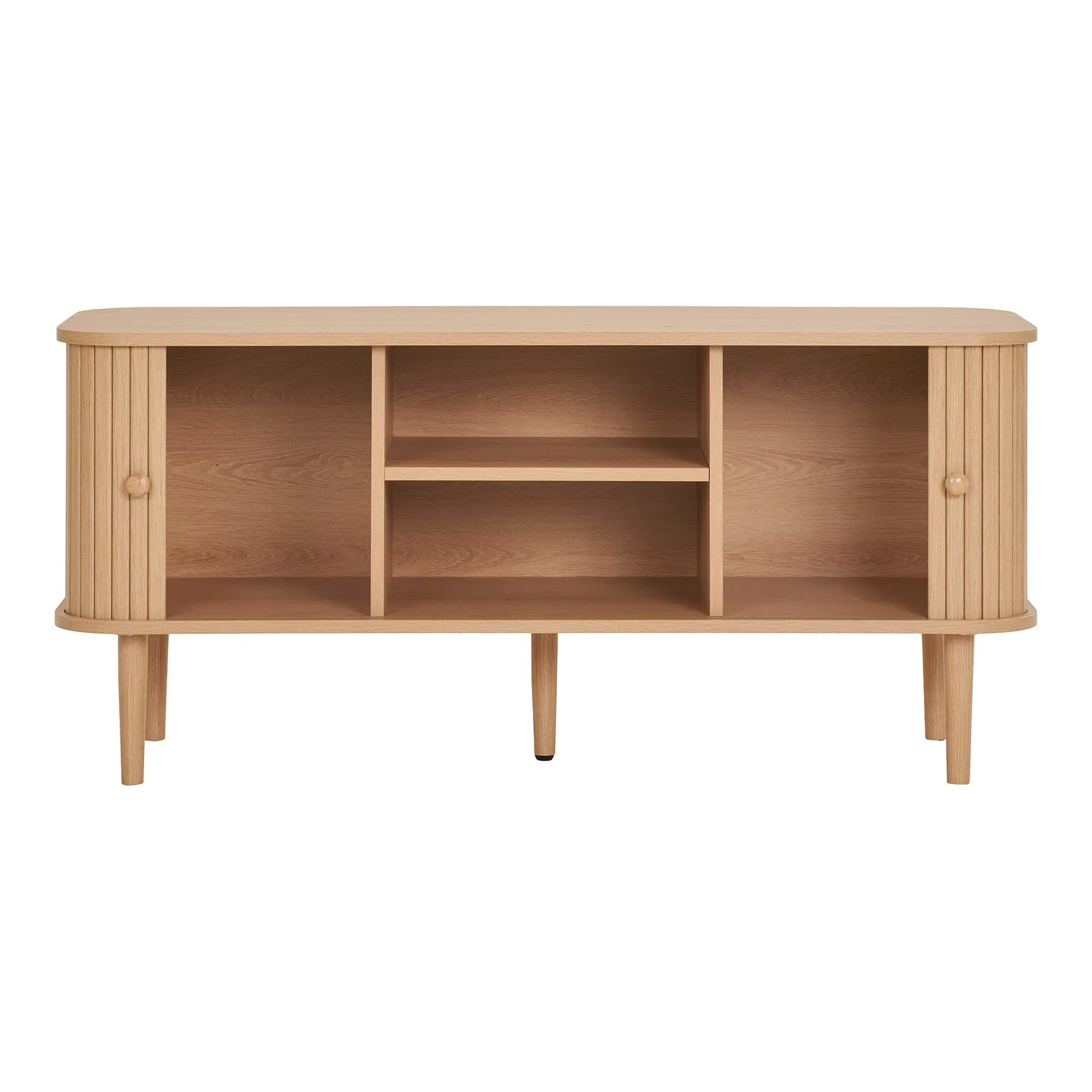 Szafka RTV NIKKO 2-drzwiowa 113x40x52 cm - naturalny
