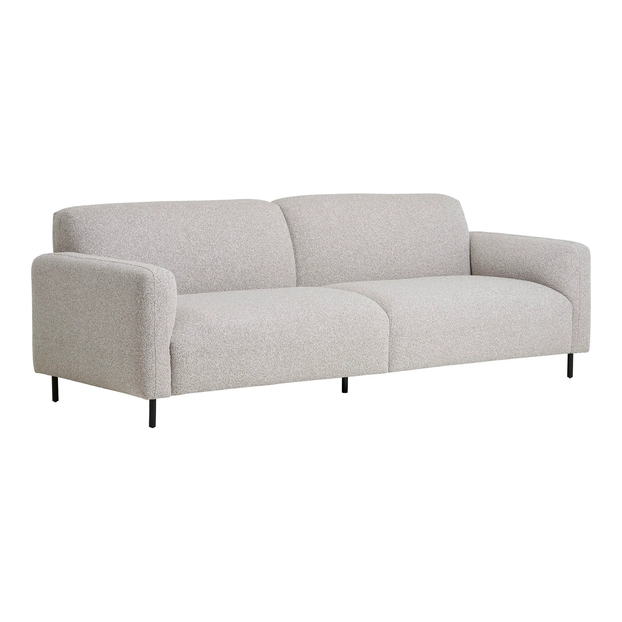 Sofa 3-osobowa SALVADOR - boucle jasnoszara