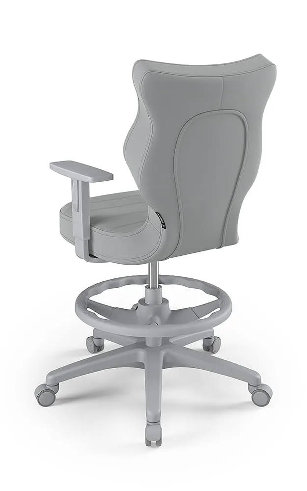 Krzesło młodzieżowe Duo szary Velvet 03 rozmiar 5 WK+P - CD-D-5-D-E-VT03