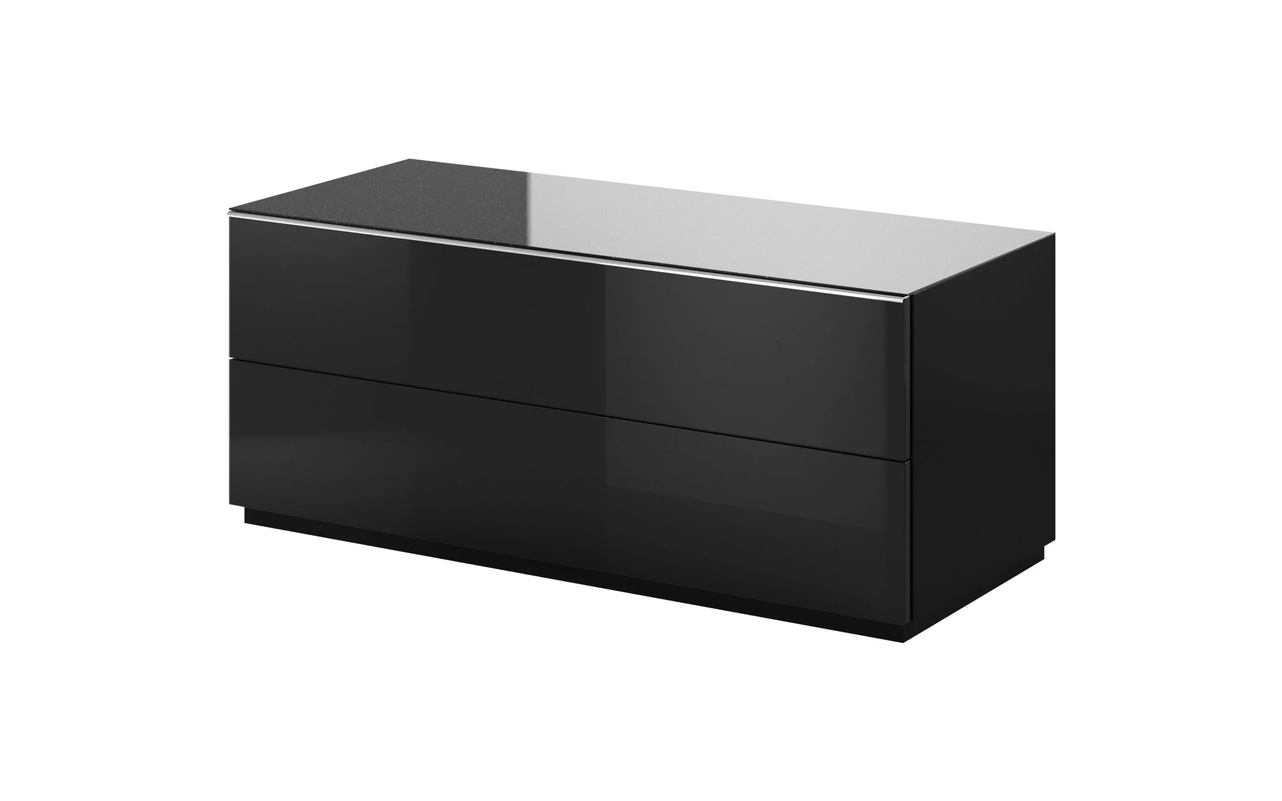 Komoda RTV z 2 szufladami RTV HELIO 41 czarna 120 cm - 24WWJW41X