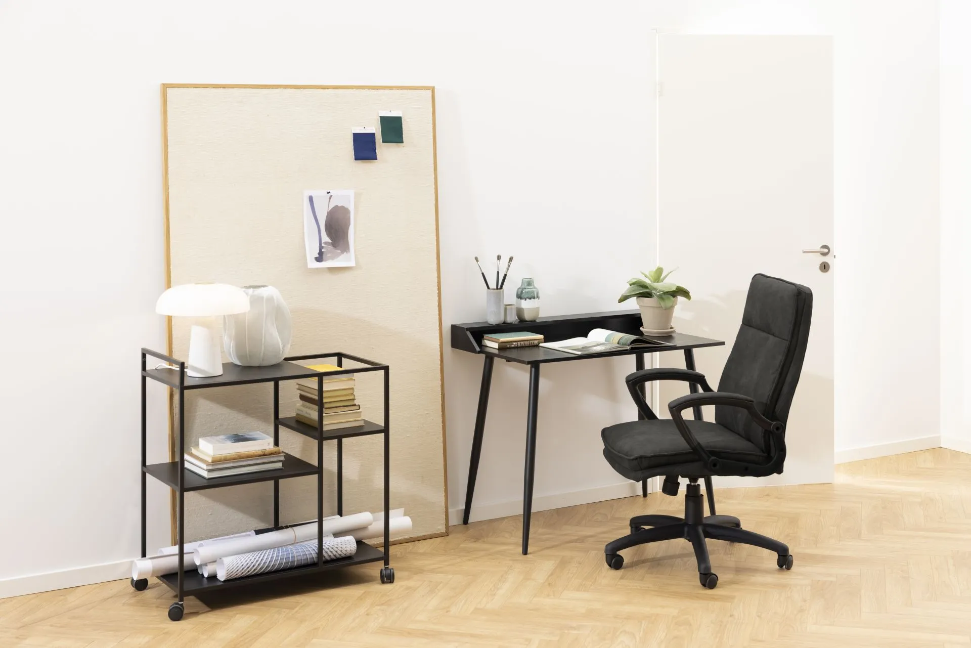 Regał na kółkach NEWCASTLE 78x40x85 - 0000092518