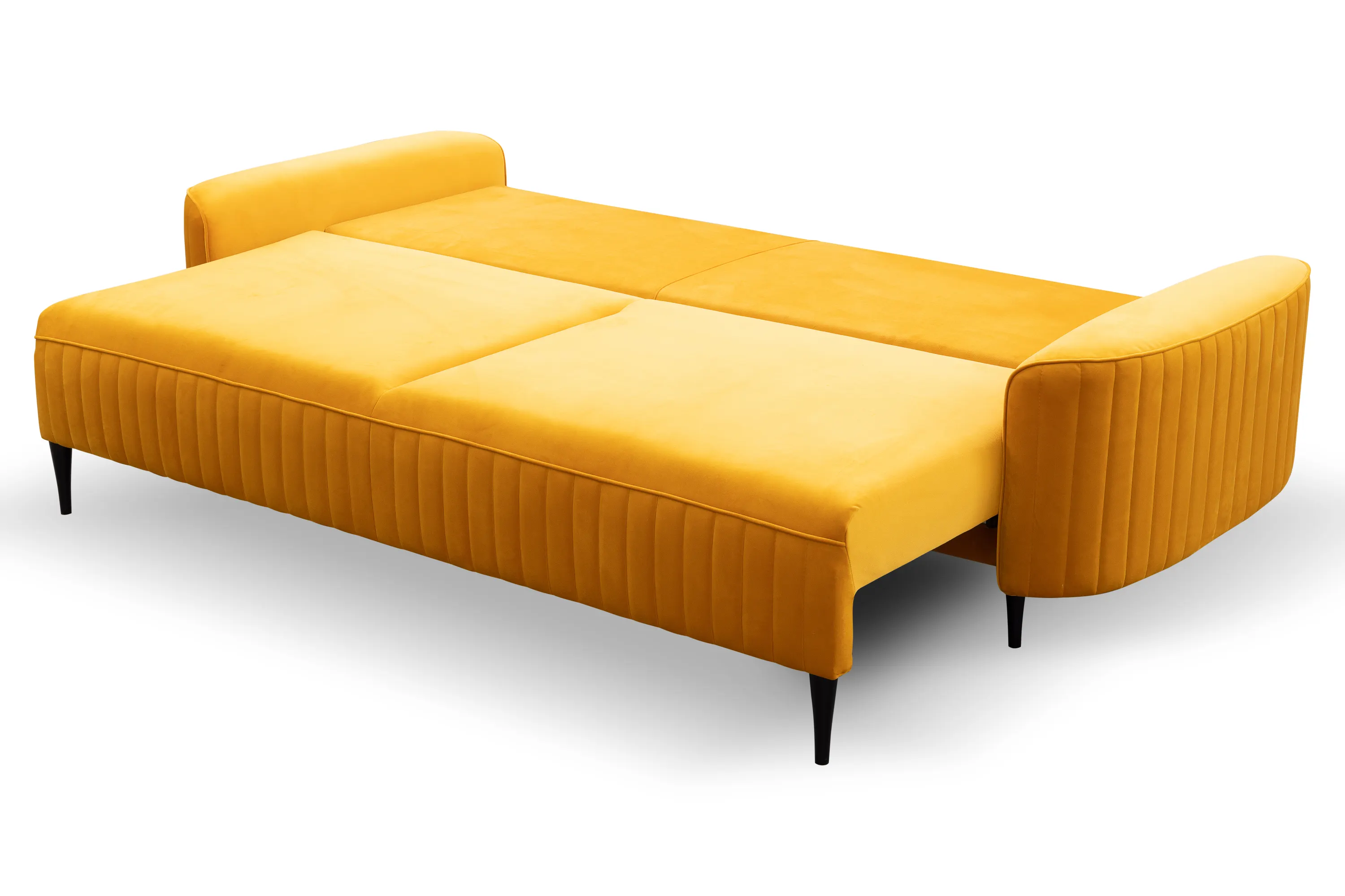 Sofa rozkładana z pojemnikiem VENA VELLUTO 244 cm musztardowa - VENA_SO_VELLUTO8