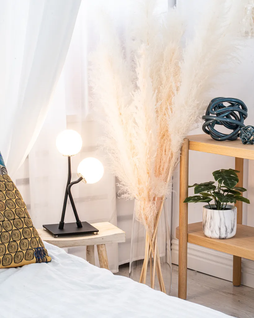 Lampa stołowa FARON czarna złota biała 40 cm - 892